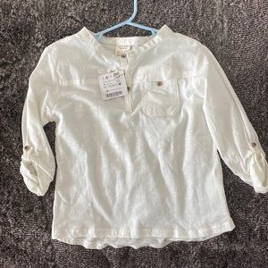 NWT Zara boys size 6 henley